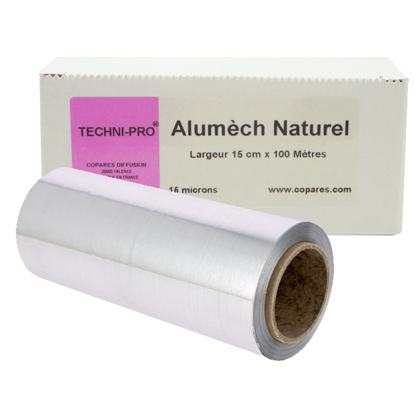 Alumech naturel 15microns rouleaux 15cm 100m
